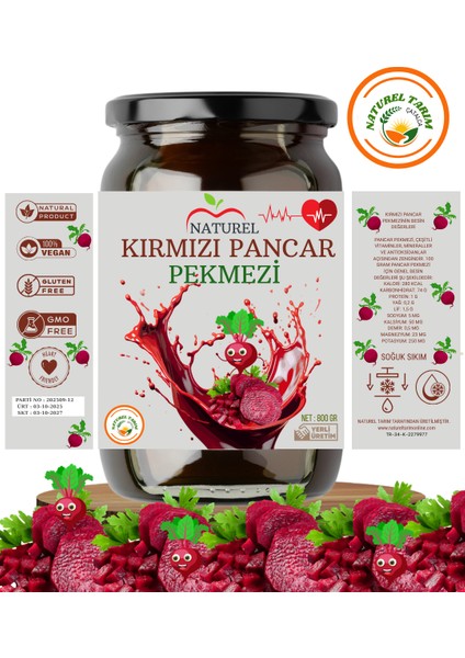 Kırmızı Pancar Pekmezi ( 800 gr )