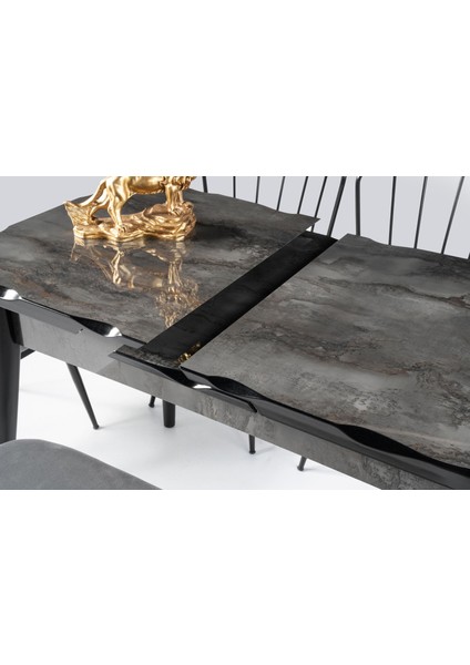 Tekno Elma Mdf Açılır Mutfak Masa Sandalye Takımı 60X100 modelleri