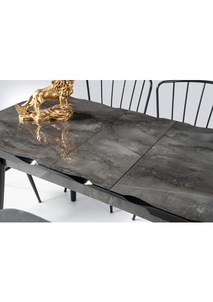 Tekno Elma Mdf Açılır Mutfak Masa Sandalye Takımı 60X100 indirimleri