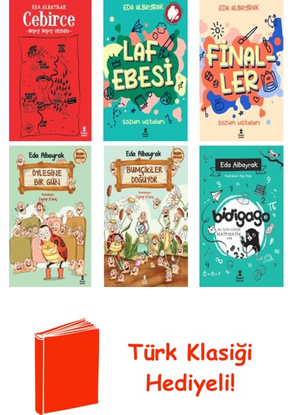 Eda Albayrak 6 Kitap Seti + Türk Klasiği Hediye