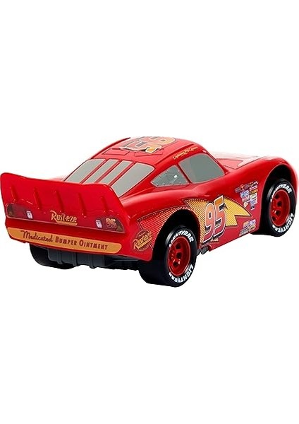 Cars Hareketli Dostlar - Şimşek Mcqueen Disney ve Pixar Cars, Hareketli Gözlere ve Ağza Sahip Hareketli Dostlar Şimşek Mcqueen Oyuncak Arabası HPH64 fırsatları