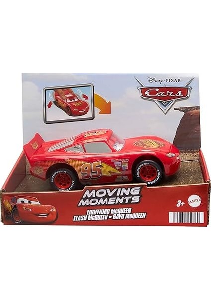 Cars Hareketli Dostlar - Şimşek Mcqueen Disney ve Pixar Cars, Hareketli Gözlere ve Ağza Sahip Hareketli Dostlar Şimşek Mcqueen Oyuncak Arabası HPH64 indirimleri