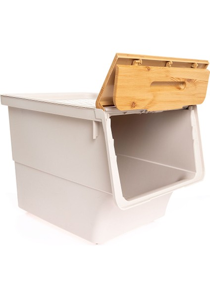 Bambu Çok Amaçlı Tekerlekli Organizer 33 Lt Tek Modül fiyatları