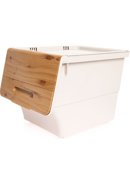 Bambu Çok Amaçlı Tekerlekli Organizer 33 Lt Tek Modül modelleri