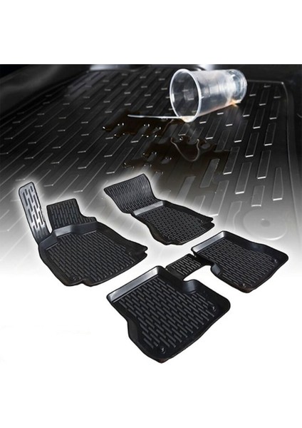 13 mm Nissan Micra 2013 ile Uyumlu 5d Havuzlu Üniversal Paspas Siyah fiyatları