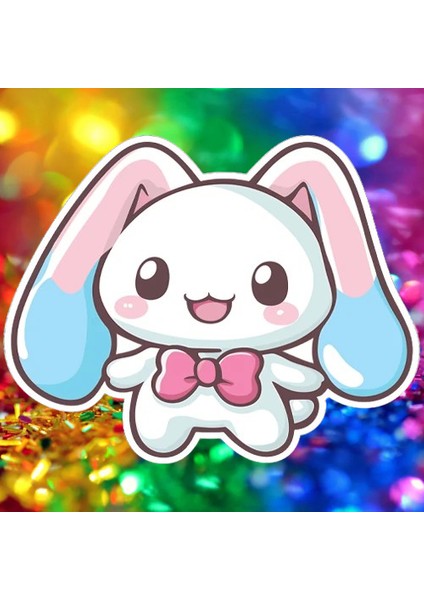 Ayaklı Pano Cinnamoroll Temalı Pano 35CM Doğum Günü Masa Dekoru