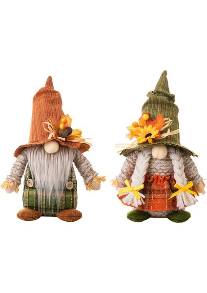 Sonbahar Gnome Kabak Ayçiçeği Isveç Cüce Peluş Süsler Süslemeleri Noel Sonbahar Şükran Günü Dekoru Için (Yurt Dışından)