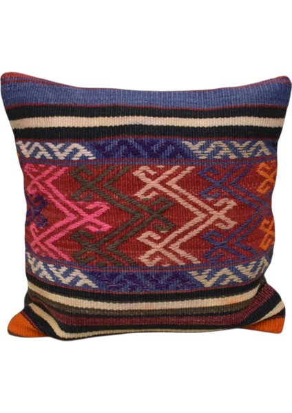 El Dokuma Kilim Kırlent Yastık Kılıfı 0200 - Yeni - Çok Renkli fiyatları