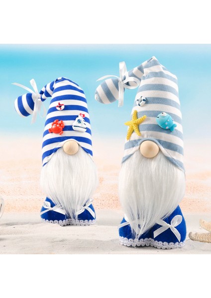 Okyanus Festivali Rudolph Yüzü Olmayan Bebek Süsleme Heykelcik Peluş Oyuncak Vintage Gnome Ev Dekorasyon Aksesuarları, B (Yurt Dışından) fırsatları