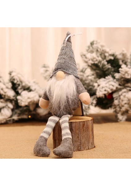 Mutlu Yeni Yıl Noel Süsleri Dıy Hediye Ağacı Kolye Bebek Ev Için Süslemeleri Asın Kahverengi (Yurt Dışından) indirimleri