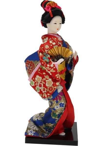 Japon Halk Bebek El Yapımı Ipek El Sanatları Heykeli Dekor Hobiler Ekran Süsler Koleksiyonu A14 (Yurt Dışından) indirimleri