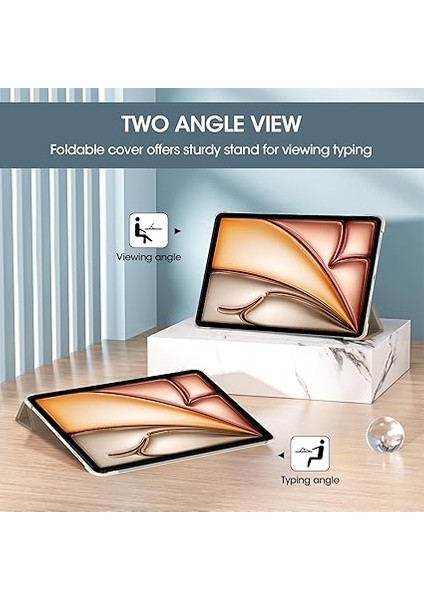 iPad Air 13 Inç (M3) 2025/(M2) 2024 Kılıf, Koruyucu Kılıf, Uyku/otomatik Uyandırma - Yıldız Işığı modelleri