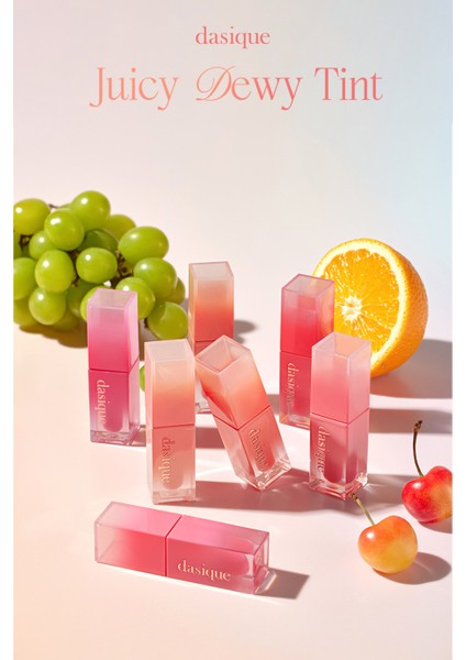 Yoğun Parlaklık ve Canlı Renkler Sunan Kalıcı Tint Dasıque Juicy Dewy Tint (#05 Mauve Berry)
