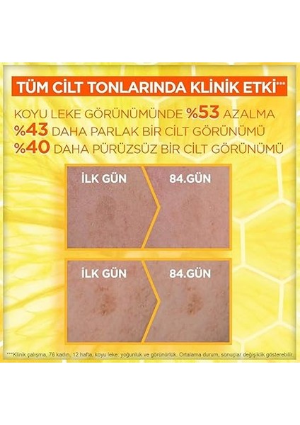 C Vitamini Parlak Günlük Güneş Koruyucu Fluid Yüz Kremi Görünmez Doku SPF50, 40 ml indirimleri