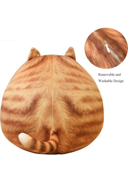 Kedi Peluş Yastık Yumuşak Turuncu Tekir Dolması Hayvan Patiska Oyuncak Hediyeler Çocuklar Erkekler Kızlar Için (Yurt Dışından) modelleri