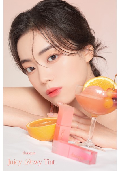 Yoğun Parlaklık ve Canlı Renkler Sunan Kalıcı Tint Dasıque Juicy Dewy Tint (#03 Pink Guava)