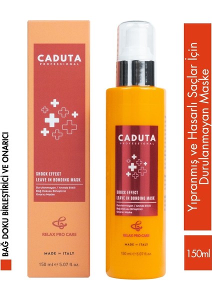 Yıpranmış ve Hasarlı Saçlar Için Anında Etkili Bağ Doku Onarıcı Durulanmayan Maske 150ML