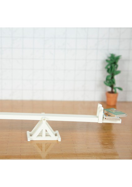 1/12 Minyatür Bebek Evi Tahterevalli Mini Model Oyuncaklar Dıy Yaşam Sahnesi Bahçe Mobilya Aksesuarları Beyaz (Yurt Dışından) fırsatları