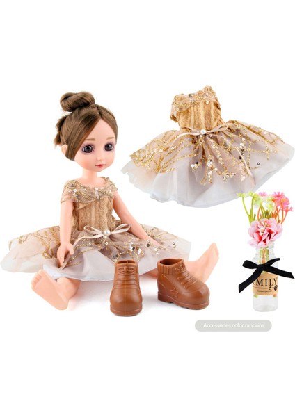 12 Inç 30 cm 9 Hareketli Eklemler Bjd Bebek 1/6 Makyaj Giydirme Sevimli Göz Küresi Bebekler Moda Kızlar Için Oyuncak B (Yurt Dışından) fiyatları