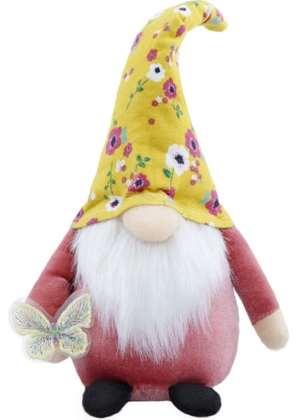 Çiçek Gnomes Peluş Yüzü Olmayan Bebek Yaz Gnome Süs Kukla Tatil Dekorasyon Hediye A (Yurt Dışından)