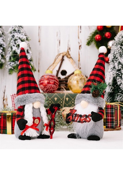 Noel Cüceleri Peluş, 2 Paket El Yapımı Isveç Iskandinav Heykelcik Iskandinav Peluş Bebek (Yurt Dışından) modelleri