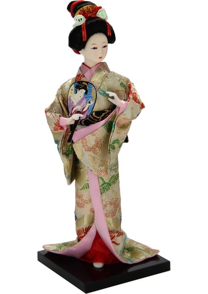 Japon Halk Bebek El Yapımı Ipek El Sanatları Heykeli Dekor Hobiler Ekran Süsler Koleksiyonu A36 (Yurt Dışından) fiyatları