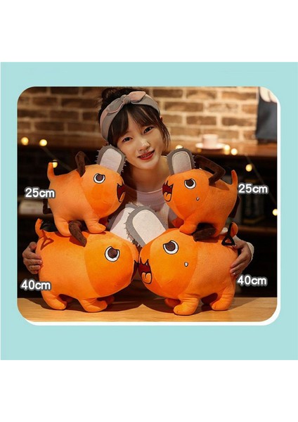 25 cm Anime Dolması Bebekler Denji Cosplay Peluş Peluş Oyuncaklar Hediyeler (Yurt Dışından) indirimleri