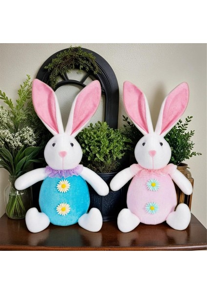 2 Adet Paskalya Tavşanı Süslemeleri Cüceler, LED Dekor El Yapımı Isveç Tomte Bebek, Ev Için Bahar (Yurt Dışından) modelleri