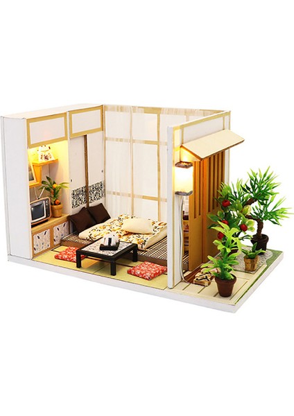 Ahşap Oyuncaklar Diy Bulmaca Birleştirin 3D Küçük Resimler Minyatür Tozluk Bebek Evi Mobilya Çocuklar Için Doğum Günü Hediyesi (Yurt Dışından)