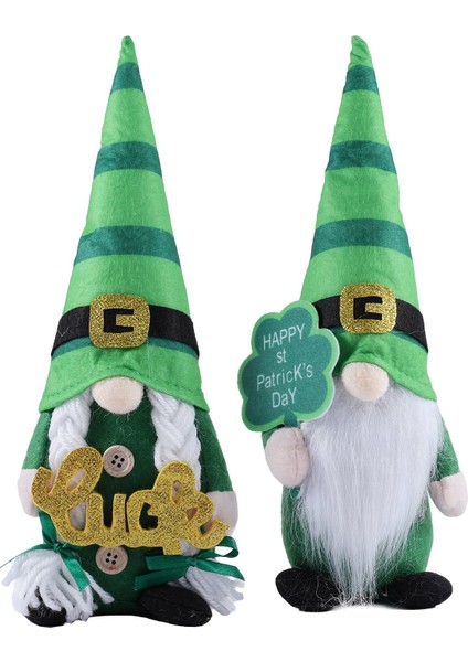 2 Parça. Günü Gnome Dekorasyonu, Ev Şömine Masaüstü Için Isveç Iskandinav Tomte Heykelcik Süslemesi (Yurt Dışından)