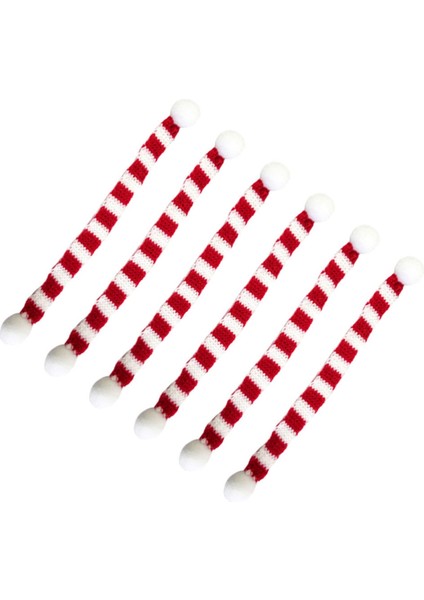 12 Adet Kırmızı ve Beyaz Mini Noel Eşarp Şarap Şişesi Örgü Bebek Noel Partisi Dekorasyon Kapağı (Yurt Dışından) fiyatları