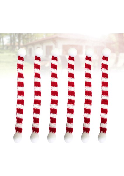 12 Adet Kırmızı ve Beyaz Mini Noel Eşarp Şarap Şişesi Örgü Bebek Noel Partisi Dekorasyon Kapağı (Yurt Dışından) fırsatları