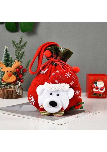 Çanta Ipli Noel Hediye Çantası, Parti Malzemelerine Uygun 3D Tasarım Kumaş (Yurt Dışından) modelleri