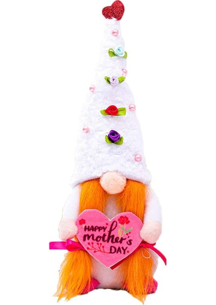 Anneler Günü Gnome Peluş Süslemeleri, Masa Süslemesi Için Iskandinav Tomte, Aşk Kalbi Anne Temalı Süsler, B (Yurt Dışından)