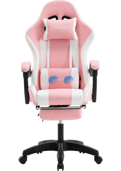 Pink Star Işıklı - Masaj Özellikli Oyuncu Koltuğu Pembe-Beyaz fiyatları