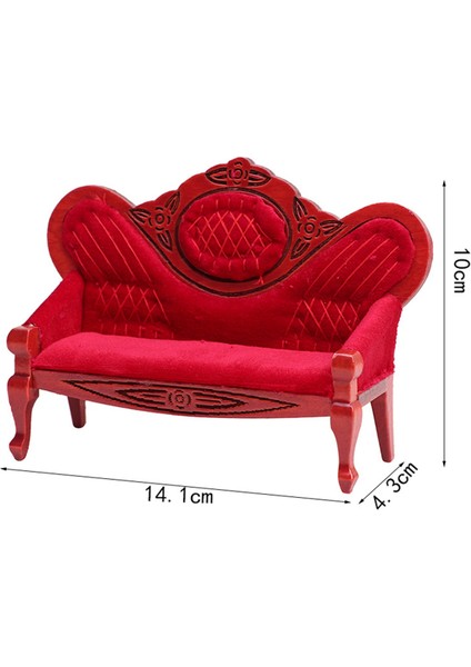 1:12 Kanepe Sağlam Çapak Yok Bebek Evi Dıy Kiti Minyatür Tek Sandalye Mobilya (Yurt Dışından) indirimleri