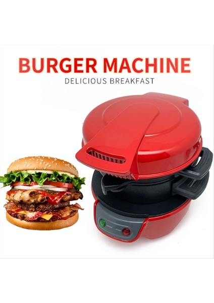 Burger Makinesi Hamburger Presi Patty Maker Yapışmaz Çok Fonksiyonlu Sığır Burgeromlet Biftek Kahvaltı Makinesi Abd Plug (Yurt Dışından) fırsatları