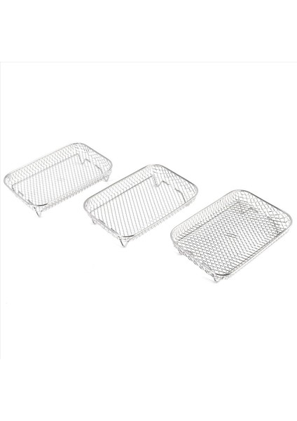 Çift Hava Fritözü Için Hava Fritöz Rafı, 3 Katmanlı Gıda Kurutucu Rafı Tost Rafı Izgara Hava Fritöz Aksesuarları (Yurt Dışından) fiyatları