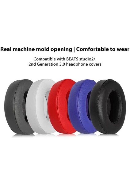 Beats Studio3 / 2 Için Protein Deri Kulaklık Yastıkları Beats Studio3 Için Protein Deri Kalınlaştırılmış (Yurt Dışından) fiyatları