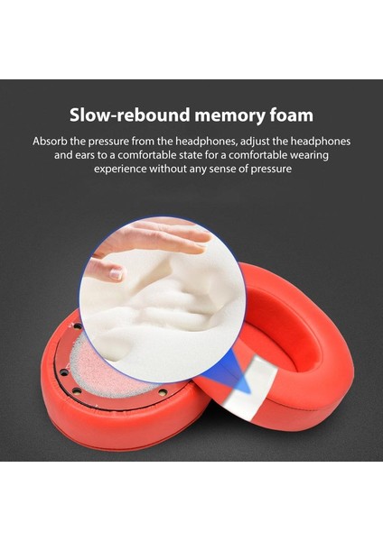 Beats Studio3 / 2 Için Protein Deri Kulaklık Yastıkları Beats Studio3 Için Protein Deri Kalınlaştırılmış (Yurt Dışından) fırsatları