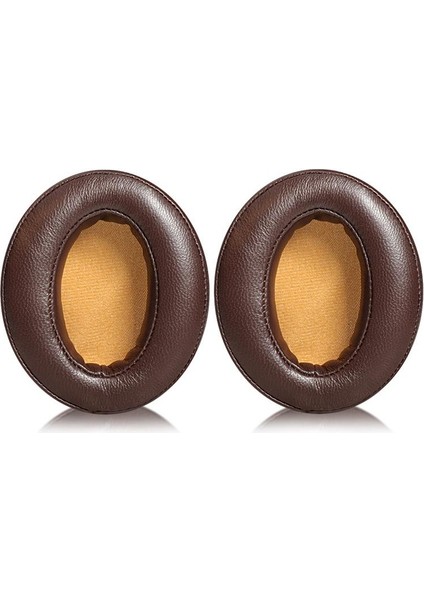 2 Adet Yedek Kulak Pedleri Kuzu Derisi (Kahverengi Sarı) (Yurt Dışından)