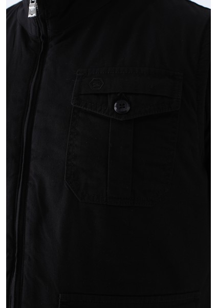 Erkek Kışlık Yelek Pamuklu Kapitoneli Dört Cepli fırsatları