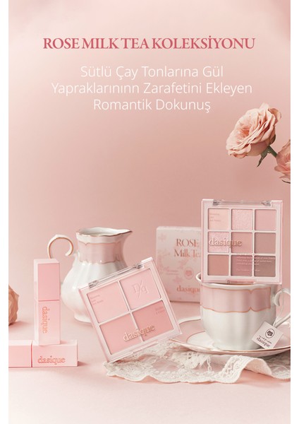 Karıştırılabilir Renk Tonlarına Sahip 4lü Allık Dasıque Blending Mood Cheek (#15 Rose Milk Tea)