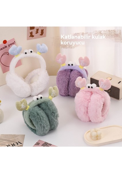 Sıcak Tutan, Kış Için Sevimli, Donmaya ve Rüzgara Karşı Koruyan, Katlanabilir, Peluş Kulaklık (Yurt Dışından) fiyatları