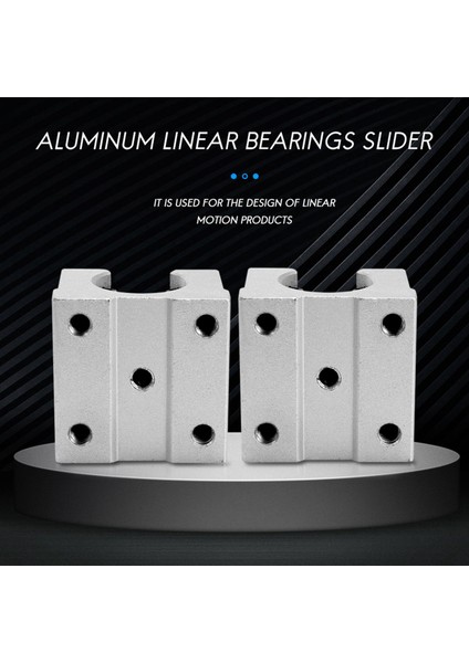 4 x SBR12UU 12MM Alüminyum Doğrusal Hareketli Yönlendirici Rulman Bloğu, Gümüş (Yurt Dışından) fiyatları