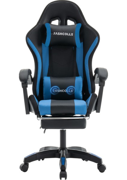 Blue Star Işıklı - Masaj Özellikli Oyuncu Koltuğu Mavi-Siyah fiyatları