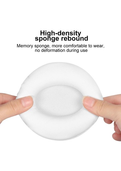 Brookstone Yowu Skirk Mod Z 3g Için 2 Adet Deri Kulaklık Yastığı (Beyaz) (Yurt Dışından) modelleri