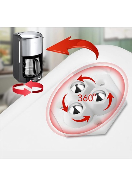 Kendinden Yapışkan Tekerlekler 8pcs, Paslanmaz Çelik Bilyalı Rulmanlar 360 Derece Döner Tekerlekler Mutfak Aletleri Için (Yurt Dışından) modelleri
