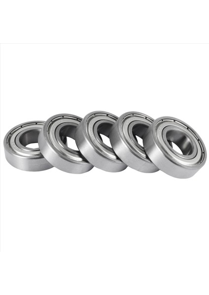 6002Z 15 x 32 x 9 mm Koruyucu Metal Bilyalı Yataklar 5 Adet, Gümüş (Yurt Dışından) modelleri