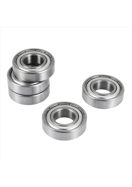 6002Z 15 x 32 x 9 mm Koruyucu Metal Bilyalı Yataklar 5 Adet, Gümüş (Yurt Dışından) indirimleri